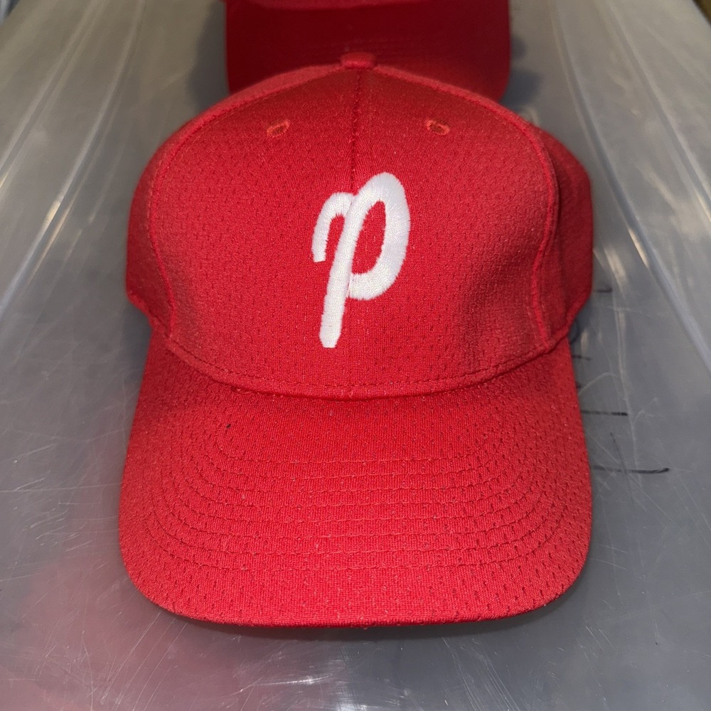 Philadelphia Phillies Hat Cap Mesh Red‎ Strap Back MLB Augusta Sportswear NWOT
